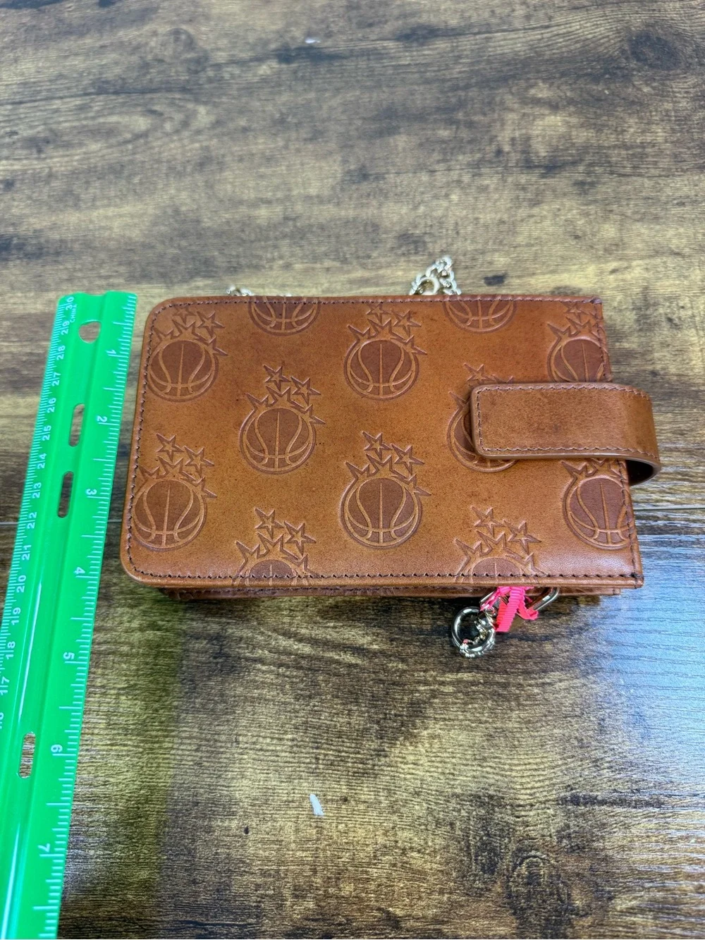 Lusso Leather Orlando Magic Cell Phone River Crossbody Chain Purse NWT